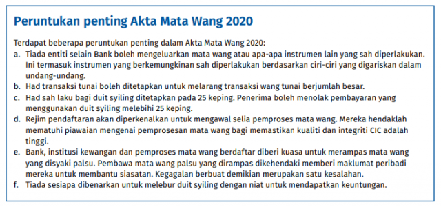 Had Amaun Buat Pembayaran Menggunakan Duit Syiling di Malaysia